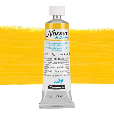 Schmincke Norma Blue vegan Culori ulei solubile în apă, 35 ml - 241, cadmium yellow hue middle