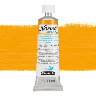 Schmincke Norma Blue vegan Culori ulei solubile în apă, 35 ml - 243, cadmium yellow hue deep