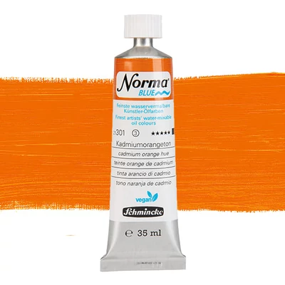 Schmincke Norma Blue vegan Culori ulei solubile în apă, 35 ml - 301, cadmium orange hue