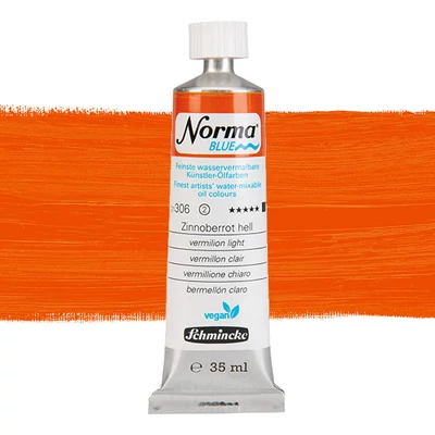 Schmincke Norma Blue vegan Culori ulei solubile în apă, 35 ml - 306, vermilion light