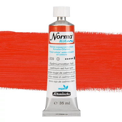 Schmincke Norma Blue vegan Culori ulei solubile în apă, 35 ml - 309, cadmium red hue light