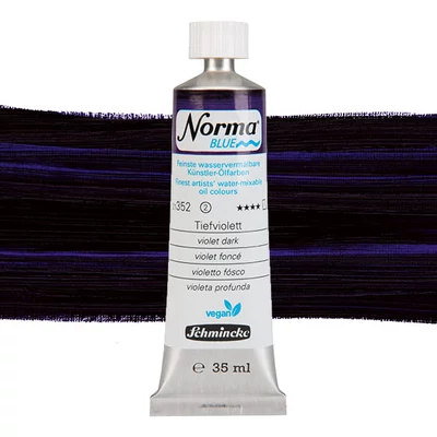 Schmincke Norma Blue vegan Culori ulei solubile în apă, 35 ml - 352, violet dark