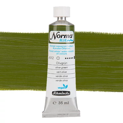Schmincke Norma Blue vegan Culori ulei solubile în apă, 35 ml - 512, olive green