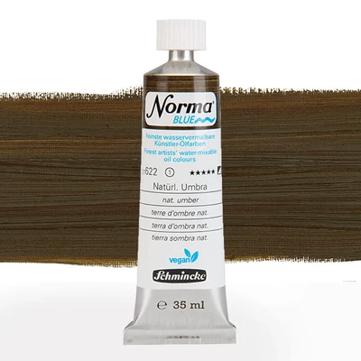 Schmincke Norma Blue vegan Culori ulei solubile în apă, 35 ml - 622, natural umber