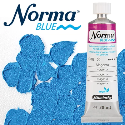 Schmincke Norma Blue vegan Culori ulei solubile în apă, 35 ml - În culori diferite