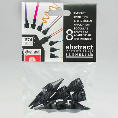Set duze Sennelier Abstract pentru vopsea acrilică, 8 buc