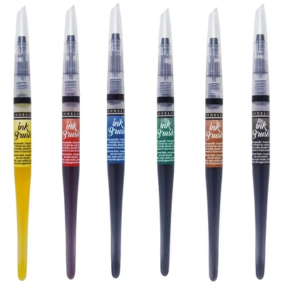 Sennelier Ink Brush – creion cu cerneală solubilă în apă – în diverse culori