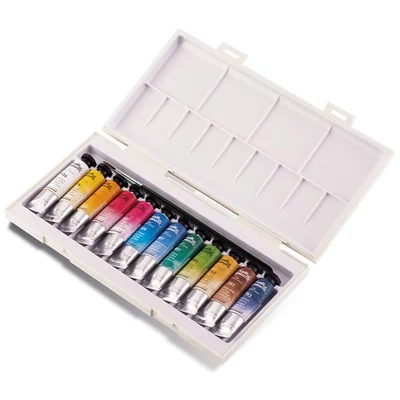 Sennelier la petite Aquarelle Travel box set culori acuarelă - 12x10 ml + pensulă