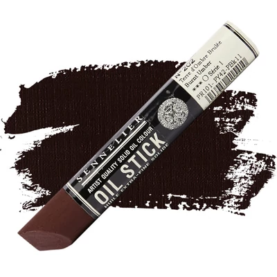 Sennelier Oil Stick Culori ulei, sub formă de baton, 38 ml - 202, burnt umber