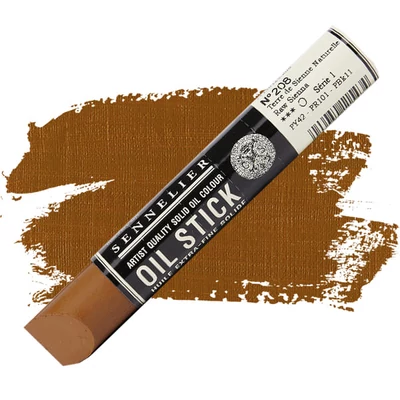 Sennelier Oil Stick Culori ulei, sub formă de baton, 38 ml - 208, raw sienna