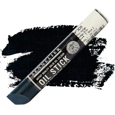 Sennelier Oil Stick Culori ulei, sub formă de baton, 38 ml - 308, indigo blue