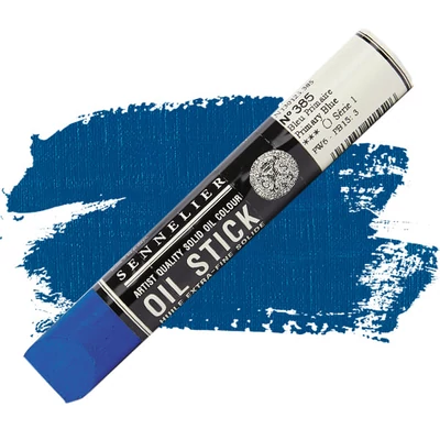 Sennelier Oil Stick Culori ulei, sub formă de baton, 38 ml - 385, primary blue