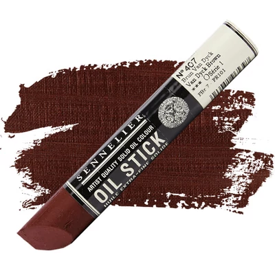Sennelier Oil Stick Culori ulei, sub formă de baton, 38 ml - 407, van dyck brown