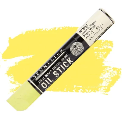 Sennelier Oil Stick Culori ulei, sub formă de baton, 38 ml - 567, naples yellow