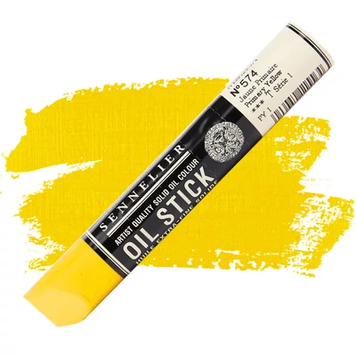 Sennelier Oil Stick Culori ulei, sub formă de baton, 38 ml - 574, primary yellow