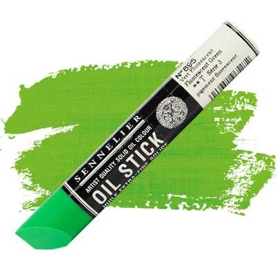 Sennelier Oil Stick Culori ulei, sub formă de baton, 38 ml - 895, fluorescent green