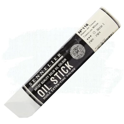 Sennelier Oil Stick Culori ulei, sub formă de baton, 96 ml - 116, titanium white