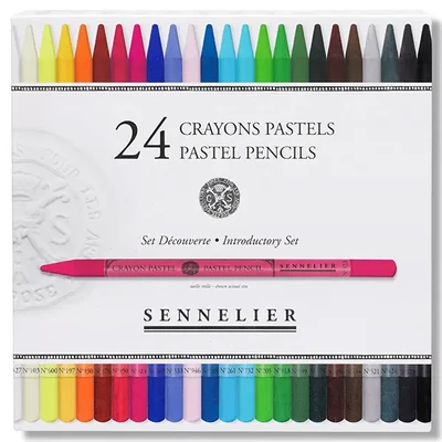 Set creioane pastel Sennelier- 24 buc, Introductory
