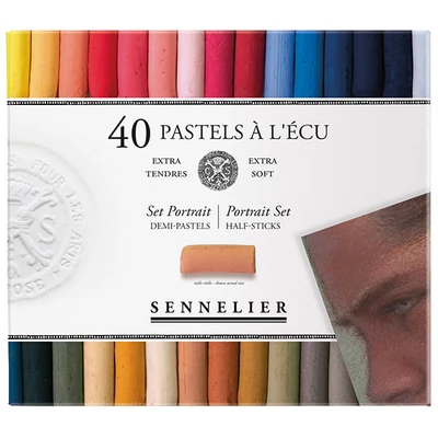 Set crete pastel uscat Sennelier - 40x1/2, portret (Portrait)