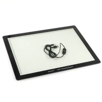 Tablă de desen cu iluminare LED (light pad), A3