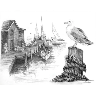 Set desen schițe și grafică cu instrumente, 22x30 cm - Pier