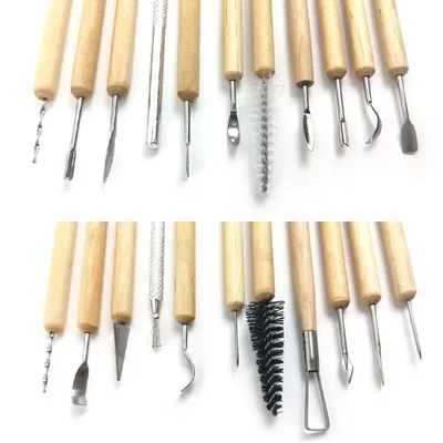 Set de matrițe pentru modelarea argilei – 11 buc