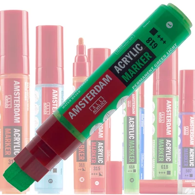 Talens Amsterdam marker acrilic, L - culori diverse