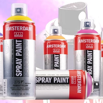 Talens Amsterdam spray vopsea acrilică pe bază de apă, 400 ml - különféle színekben