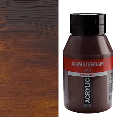 Talens Amsterdam vopsea acrilică, 1000 ml - 409, burnt umber
