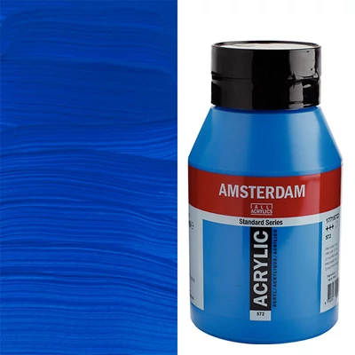 Talens Amsterdam vopsea acrilică, 1000 ml - 572, primary cyan