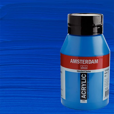 Talens Amsterdam vopsea acrilică, 1000 ml - 572, primary cyan