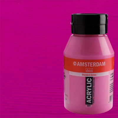 Talens Amsterdam vopsea acrilică, 1000 ml - 577, permanent red violet light