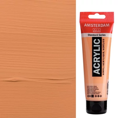 Talens Amsterdam vopsea acrilică, 120 ml - 224, naples yellow red