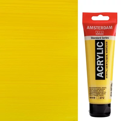 Talens Amsterdam vopsea acrilică, 120 ml - 272, transparent yellow medium