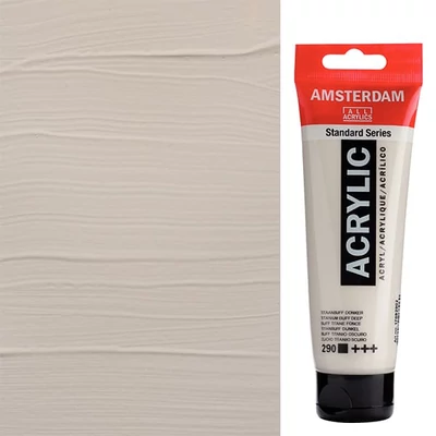 Talens Amsterdam vopsea acrilică, 120 ml - 290, titanium buff deep