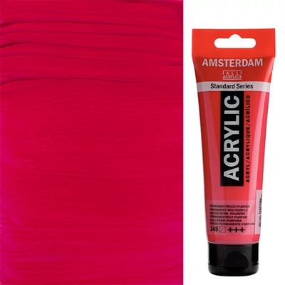 Talens Amsterdam vopsea acrilică, 120 ml - 348, permanent red purple