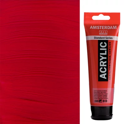 Talens Amsterdam vopsea acrilică, 120 ml - 399, naphthol red deep