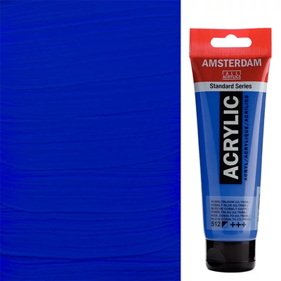 Talens Amsterdam vopsea acrilică, 120 ml - 512, cobalt blue (ultramarine)