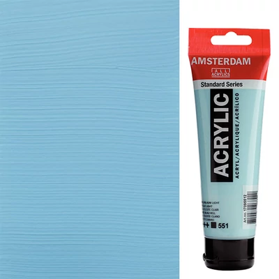 Talens Amsterdam vopsea acrilică, 120 ml - 551, sky blue light