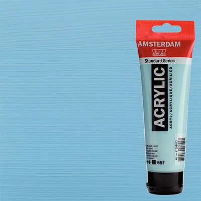 Talens Amsterdam vopsea acrilică, 120 ml - 551, sky blue light