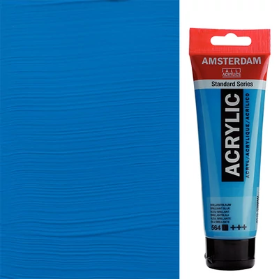 Talens Amsterdam vopsea acrilică, 120 ml - 564, brilliant blue