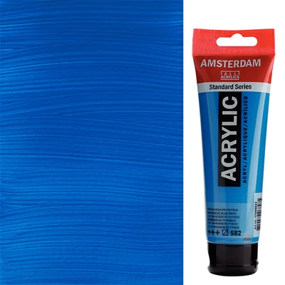 Talens Amsterdam vopsea acrilică, 120 ml - 582, manganese blue phthalo