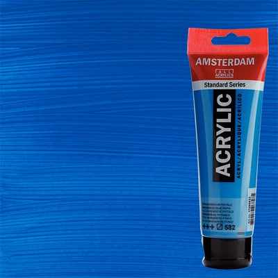 Talens Amsterdam vopsea acrilică, 120 ml - 582, manganese blue phthalo