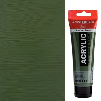 Talens Amsterdam vopsea acrilică, 120 ml - 622, olive green deep