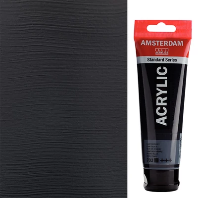 Talens Amsterdam vopsea acrilică, 120 ml - 702, lamp black