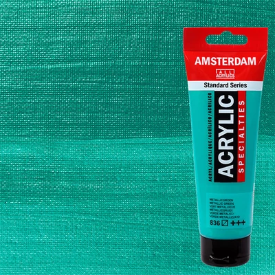 Talens Amsterdam vopsea acrilică, 120 ml - 836, metallic green