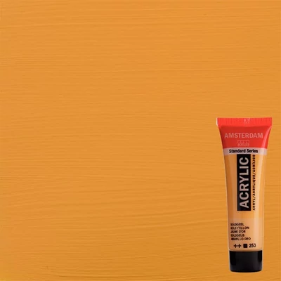 Talens Amsterdam vopsea acrilică, 20 ml - 253, gold yellow