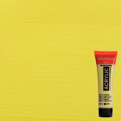 Talens Amsterdam vopsea acrilică, 20 ml - 274, nickel titanium yellow