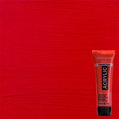 Talens Amsterdam vopsea acrilică, 20 ml - 315, pyrrole red