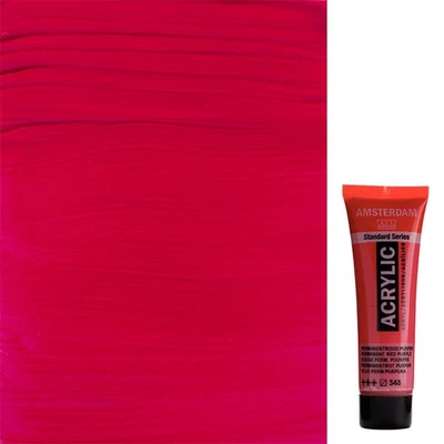 Talens Amsterdam vopsea acrilică, 20 ml - 348, permanent red purple
